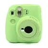 Vente étui pour appareil photo instantané pour Instax Mini 9 Mini 8 8 étui classique Noctilucent gelée couleurs caméra peau Cover3362940