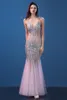 Mermaid Evening Dresses New Fish Tail Slim Dresses Dresses Party Virts Sexy V-Neck Hight Wend Downs Hy1613