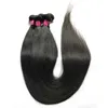 Wefts Fastyle Long Straight Brazilian Virgin Human Hair Weave 28 30 32 34 36 38 40 인치 인간 머리 묶음 Remy Hair Extensions