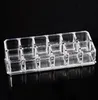 12 Lipstick Holder Display Stand Clear Acrylic Table Cosmetic Organizer Storage Box For Women Jewelry Makeup Container