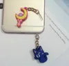 Hot Sälj Värderbar Gullig Sailor Moon Phone Anti Dust Plug Mobiltelefon Tillbehör till iPhone4 5 6 3.5mm Hörlursuttag Plug Gratis frakt