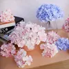10 unids / lote Color de flores decorativas coloridas Hortensia de seda artificial DIY Party Party Fondo de boda Fondo de pared