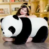 Giant Cute Panda Peluche Grasso Panda Bambole Simulazione Abbraccio Orso Cuscino Bambola per Bambini Adulti Regalo 37 pollici 95 cm DY50449