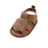 Bruine jongens sandalen 2018 zomer nieuwe mode baby kinderen casual peuter schoenen pasgeboren baby holle ontluchtings sandalen jongens schoenen.