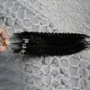 Curly Mirco Loop Ring 100 Remy Human Hair Extensions Micro Beads Hair Extensions 100g Strands Loop Hair Extensions 100g7488809