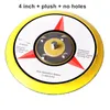 pneumatic grinder air sander polishing pad accessory plush glossy sanding base grinding sanding chassis 1 to 6 inch