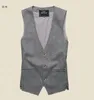 Gilet da uomo Gilet da uomo monopetto Gilet in lino Coon Gilet Gilet Slim Business Giacca Top Homme