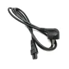 100 sztuk Wysokiej Jakości 3 Pin EU US UK Ładowarka Przewód zasilający Adapter AC Zasilanie Kabel 3-Prong Cord 1.5m