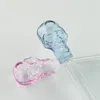 Pyrex verre brûleur à mazout tuyaux crâne fumer tuyaux 5 pouces nouveautés uniques tuyaux en verre couleur envoyer au hasard SW13