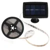 5m/16.4ft Waterproof Solar Powered 2835 SMD LED Strip Rope Tube Warm White Outdoor Garden Light Strip Garden Holiday Party Decor Light