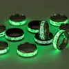 الفولاذ المقاوم للصدأ noctilucent luminous men masonic ring المجوهرات الماسونية ماسون ماسون