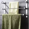 Moderne 304 roestvrijstalen handdoek ladder moderne handdoekenrek badkamer producten wandgemonteerde badkamer accessoires 38/48/58