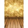 8x8ft Gold Sparkle Bokeh Fotografia Tło dla Studio Picture Booth Newborn Baby Rekwizyty Dzieci Wesołych Świąt Bożego Narodzenia Backdrop