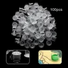 100pcs Medium Size Tattoo Ink Cups Caps Supply Professional Permanent Tattooing Accessory For Tattoo Machine Plastic Profession Colors Cup