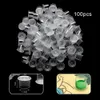 100 stks Medium Size Tattoo Inkt Cups Caps Supply Professionele Permanente Tatoeage Accessoire voor Tattoo Machine Plastic Beroep Kleuren beker