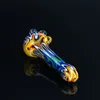 Новый продукт Красочные табачные трубы 13,3 см Стеклянные трубы курение Bubblers для цветов смешивания