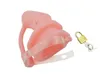 Доктор Мона Лиза - Мужская мягкая силиконовая клетка, пояс для устройств красного и розового цвета с колючими шипами в клетке, 3 размера колец, бондаж SM Toys1790382