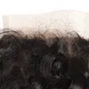 Cheveux humains indiens vague profonde cheveux bouclés faisceaux avec fermeture à lacet 4X4 4 faisceaux trames de cheveux de bébé 5 pièces/lot