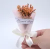 Oggetti di scena per foto con rossetto, mini bouquet di erba di cristallo eterno, regalo personalizzato per eventi aziendali