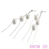 Bijoux boucles d'oreilles 3 ensembles/pack mixte cerceau breloques balancent boucle d'oreille pour les femmes belle cristal strass alliage eardrop E0731