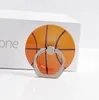 Boucle d'anneau support pour téléphone portable Porte-cadeau Creative basketball Football Tennis Acrylique support paresseux