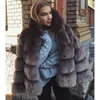 Dames nepbontjas Designer Winter Capuchon Dikke Warme Jas Pluizige Hoodie Uitloper Elegante bovenkleding 5XL Plus Size