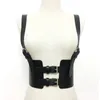 New women Bondage Leather Belt Cowboy Chest Harness Body Bondage Corset female Slimming Waist Belt Suspenders Straps S1810180642461956694
