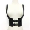 Nieuwe vrouwen Bondage Lederen Riem Cowboy Borst Harnas Body Bondage Corset vrouwelijke Afslanken Taille Riem Bretels Bandjes S1810180642462634010