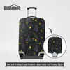 Elastic Stretch Luggage Protector Cover For 18 20 22 24 26 28 30 32 Inch Trolley Suitcase Cartoon Skull Printing Men Travel Accessories Covers