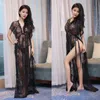 Sexig Hot Women Erotic Underkläder Plus Size Babydoll Underkläder Transparent Lace Sleepwear för Kvinnor Gratis frakt