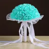 Nuevo diseño Crystal Lace Roses Dama de honor Ramo de boda Nupcial Flores de seda artificial Wonderful5 .09 /30 %