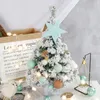 Hot selling nieuwste 2018 60 cm stroomden kerstboom lin Desktop meubelsartikelen in het venster Props creatieve nieuwe ornament