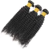 Brasilianska Peruvian Deep Water Wave Mänskliga Hårväv 6 eller 10 Bundlar Indisk Body Wave Straight Kinky Curly Hair Extensions Remy Human Hair