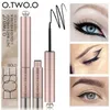 O.two.o Beauty Cat Style Czarny Długotrwały Wodoodporny Płynny Eyeliner Eye Liner Pen Ołówek Makeup Kosmetyczne Narzędzie Drop Ship 12 sztuk / partia