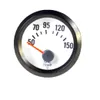 Universal Boost / Water Temp / Oil Temp / Olie Pers / Voltage / Toerenteller RPM Gauge 52mm Analog LED Black Case met Blauwe LED