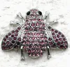 Wholesale Crystal Rhinestone Cicada Pin Brooch Fashion brooches jewelry gift C875