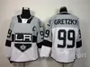 Hot Sale Mens 99 Wayne Gretzky Cheap Best Quality 100% Embroidery Yellow Purple Ice Hockey Jerseys Accept Mix Order