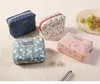 甘いフローラルコスメティックバッグトラベルオーガナイザーポータブル美容ポーチトイレタリーキットミニ財布メイクポーチはアップウォッシュバッグを作ります