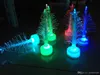 12cm Kids Toys 2018 Newest Originality Christmas Trees Colorful Luminous Christmas Trees LED Fiber Trees Can Be Fixed Toys Gifts DHL Freely