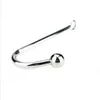 Oomph! 30*250 mm Metal Butt Anal Plug Adult Massage Stainless Steel Anal Hook BDSM Bondage with Ball Sex Toys For Men Woman Gay D18111502