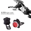 Cykelskydd Varningslampa Cykling Bike Lampan 3 LED USB Uppladdningsbar 4 Modes Fram Bakre Tail Clip Light Red White Belysning