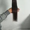 Elibess Hairrussian Remy Nano Кольцо Человеческие волосы наращивания 16 quot 26 quot 100sset Палочка наконечника нано кольцо наращивание 2 Dark 5961106