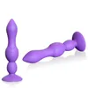 Jouet sexuel masseur jouets pour adultes Plug Anal en Silicone bouchons bout à bout unisexe avec forte ventouse Anus Expansion Kits d'amour produits