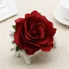 10cm Soie Blooming Roses Tête De Fleur Artificielle Pour La Décoration De Voiture De Mariage DIY Guirlande Décorative 10pcs