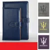 100 ark Business Notebook A5 Planner Agenda PU Läder Hårdt Skydd Personlig Dagbok Anteckningsblock Anteckningsböcker Skolkontor Stationery