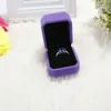 Jewery Organizer Box Rings/Earrings Storage Small Gift Box DIY craft Display Case square Wedding/etc Velvet