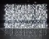 Luces de cortina 1024 LED luces bombillas 8M * 4M, luz a prueba de agua Adorno de Navidad, luz de color de color flash Luces de boda de hadas LED tiras de tiras de tiras de iluminación