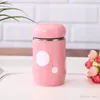Fashion Stainless Steel Mug Creative Design Mushroom Vacuum Cup Cute Multi Color Heat Resistant Portable Water Bottles 10wy ff