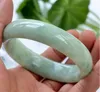 Sugerowana cena detaliczna $ 50 Gorąca sprzedaż 100% Nowa Naturalna Jade Bransoletka 12mm-15mm o średnicy 52 mm-65mm Darmowa wysyłka