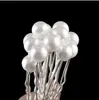 20ps Fashion Bridal Wedding Promer per capelli bianchi perlato Bianco Clip Accessori per capelli barrette per capelli all'ingrosso